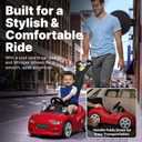 Step2 Whisper Ride Cruiser Kids Push Car, Ride On Toy, Stroller Substitute, Includes Seat Belt & Horn, Made of Durable Plastic, Max Weight 50 lbs., For Toddlers 18 Months - 4 Years Old, Red