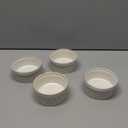 LE TAUCI Ramekins 4 oz Oven Safe for Creme Brulee, Charcuterie Boards Bowls for Souffle, Small Sauce Bowl, Ceramic Baking Dishes - 3.8 inch, Set of 4, Arctic White