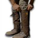 Pike Trail Adjustable Leg Gaiters - Lightweight, Waterproof - Leg Guards for Men & Women - Hiking Essentials Ideal for Hunting, Trekking & Fishing - 1 Pair (Coyote)