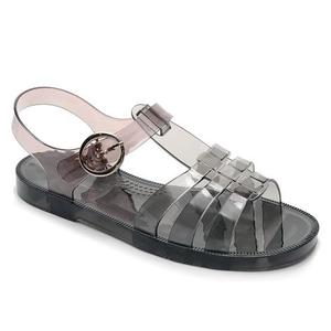 Toddler Sandals Jelly Shoes Girls Unisex Boy Flat Retro Slides Clear Kids Water Slippers Slingback Summer Beach Size 37 Adjustable Buckle Glitter Dress Soft
