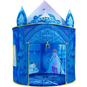 Princess Play Tent, Frozen Toy for Girls, Ice Castle Kids Tent Indoor and Outdoor, Large Imaginative Playhouse with Carrying Bag for 1 2 3 4 5 6 7 8 9 Years Old Girls, Christmas & Birthday Gift