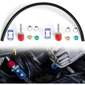 800-673 A/C Line Splice Connector Splicer Coupler Kit for 5/16" Line with No.6 Hose - Heavy-Duty Easy Install AC Air Conditioning Line Repair Kit