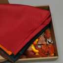 16 Pcs Fall Thanksgiving Napkin Ring Set 8 Pcs Napkin Rings and 8 Pcs Washable Thanksgiving Dinner Napkins for Fall Party Holiday Kitchen Table Decoration for Autumn Party Supplies (Cute Plant)