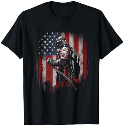 Knight Templar Christian Warrior Of God Crusader Gift T-Shirt, size small