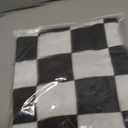 Men's Cotton T-Shirt -Black White Race Checkered Flag Pattern, Casual Graphic Crew Neck Short Sleeve Tees Tops (XL)