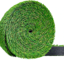 Artificial Grass Strip 2" x25' for Indoor/Outdoor Use-Realistic, 1" Thick Synthetic Turf for DIYers and Professionals, Pre-Cut Roll for Easy Installation and Creative Designs (2in x 25ft)