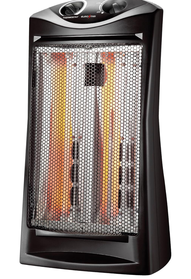 HQH341BK Infrared Quartz Heater, Black
