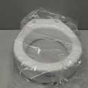 Carex Toilet Seat Riser, Round Raised Toilet Seat Adds 3.5 inches to Toilet Height, for Assistance Bending or Sitting, 300 Pound Weight Capacity Toilet Riser