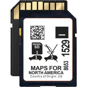 8653 1529 Navigation SD Card 2024 Map Update Fits Select 2019-2023 Acadia, Canyon, Yukon, Silverado, Suburban, Tahoe, Sierra, Equinox, Enclave, CT4, CT5, XT6 & More USA Canada Mexico Maps