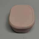 Bento Lunch Box Set of 3, Stackable Food Storage Containers, Modern Solid Color Nesting Design, Leakproof, Microwave Freezer Safe for Office Work Travel Gym (Pink)