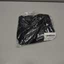 Liu & Qu Women's Maternity Classic Side Ruched T-Shirt Tops Mama Pregnancy Clothes (Black, S)