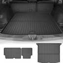 Cargo Liner Fit for Honda Passport 2019-2024 2025 - AOMSAZTO Back Seat Protectors and Trunk Mat TPE All Weather Heavy Duty Cargo Mat with Backrest Mats Passport Accessories