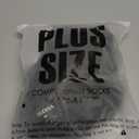 REORIA Women's V Neck Long Sleeve Bodysuits Comfy Double Lined Basic Tank Top Body Suits (Medium, Black)