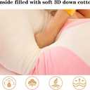 shangman Lovely Plush Cat Doll Cute Cartoon Soft Stuffed Kitten Long Throw Sleeping Pillow Doll Toy Gift for Kids Girlfriend Multiple Size (Pink,50cm/19.6in)