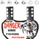 Sports Football Back Plate Curved Design Football Lower Back Protect Sports Protective Accessories Devil Pattern for Kids & Adults