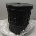 13 x 10.2 x 15'' Medium Perforated Sump Pump Basin and Lid Combo