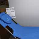 Ostrich Beach Lounge Chair, Folding & Reclining Outdoor Chaise Lounger, Blue - Portable Adjustable Recliner Chair for Lawn, Pool, Patio, Garden, and Yard