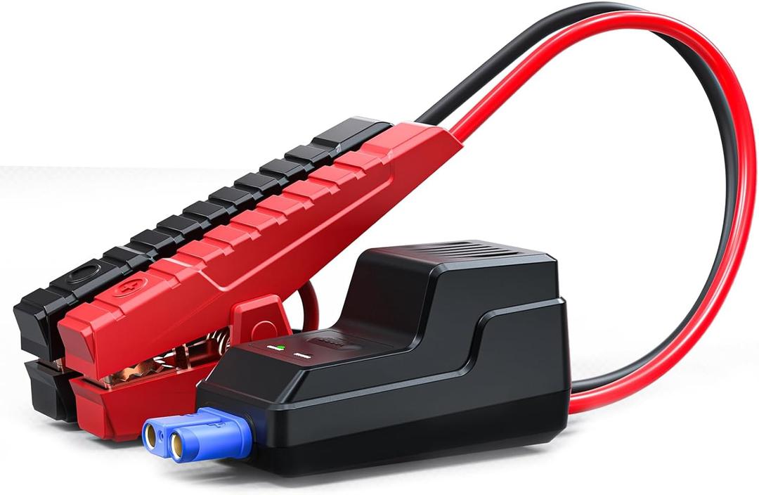 VTOMAN Portable Replacement Jumper Cable,10 Safety Protections 12V Car Booster Clamp Cable for X1,X3,X5,X7,V10,V10 Pro Jump Starter, Car Jump Start Battery Booster Cable