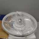 VOLISUN Low Profile Ceiling Fans with Lights and Remote, 19.7in Fandelier Ceiling Fan Flush Mount, 3000K-6500K Smart Bladeless LED Fan Light, White Modern Ceiling Fans with Lights for Bedroom