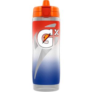 Gatorade Gx Sports Bottle, Faded Flag, Plastic, 30oz