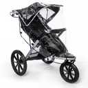 Graco Baby Jogging Stroller Universal Rain Cover, Ventilated Weather Shield, Waterproof, Windproof, Versatile Size to Fit Most Jogging Strollers, Vinyl, Clear, Plastic (1 Count (Pack of 1))