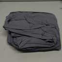 Aimon Weighted Blanket Cover (60"x80", Dark Grey, Queen Size, Side Zipper) 100% Cotton Washable Cover for Weighted Blanket, Removable Weighted Blanket Cover with 8 Ties