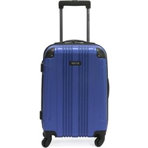 Kenneth Cole REACTION Out of Bounds Lightweight Hardshell 4-Wheel Spinner Luggage, Cobalt Blue, 20-Inch Carry On