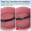1-Pack 12.5" Scooter Inner Tube 12 1/2 x 2 1/4 Angled Valve Stem 12.5" x 2.25" Tube Compatible with 12.5X1.75 12.5 X 1.95 12.5 X 2.125 12.5 x 2.25 Most Bike and Scooter Tire Tube