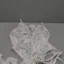 Donnalla Women Sexy Lingerie Set with Garter Belt Lace Bodysuit Teddy with Panty, XXL
