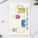 5 x Cute Funny Baby Shower Card for New Mom Dad Parents New Baby Arrival Gifts Congrats Pregnancy Card