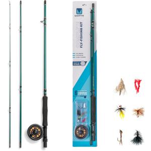 Martin Fly Reel and Fishing Rod Combo Kit