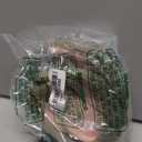 Parma77 Easter Bunny Ears Headband and Tail Set, Grey Plush Rabbit Ears Headband Women Costume Accessories Set, Halloween Cosplay Hairbands for Adults