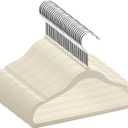 GoodtoU Kids Velvet Hangers Baby Hangers for Closet 20 Pack Non Slip Childrens Infant Hanger Beige (11.8 inch 20 Pack)
