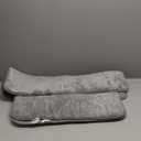2 Pack Memory Foam Bath Mat 31" x 19.5" , 23 5/8" x 17" ( Grey ) 2 Pack