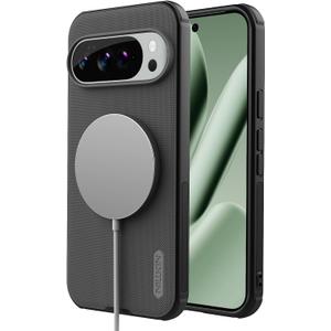 Nillkin for Google Pixel 10 Pro XL Magsafe Case, Built-in Magnets Compatible with MagSafe, Thin Slim Fit, Shockproof Protective, TPU+PC Dual Protection, Phone Case for Pixel 10 Pro XL 6.8-inch, Black