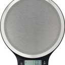 Digital Kitchen Scale with LCD Display, Batteries Included, Weighs up to 11 pounds, Black and Stainless Steel