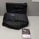 EASTBLUE Dog Booster Car Seat: Elevated Car Seat for Small Medium Dogs 0-35 lbs Washable & Safety Dog Travel Bed with Memory Foam Cushions for Pet Puppy Cat (Black/Grey-Velvet)