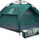 Reactive Outdoor Tent - 3 Second Tent - 3 Sec Instant Pop Up - Easy and Quick Setup Camping - 1 Person Setup Waterproof Double Layer Outdoor Camping (Large (2-3 Person))