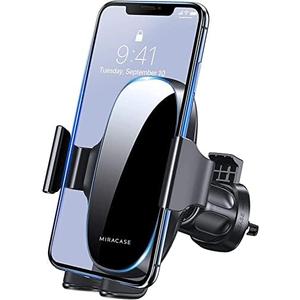 Miracase Upgraded-2nd Generation Universal Phone Holders for Your Car, 3 in 1 Air Vent Car Phone Holder Mount Compatible with iPhone 16/15/14/13/12/11 Series and All Phones