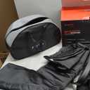 Pryfey Leg Massager with Heat and Compression, Foot Massager for Circulation and Pain Relief, 3 Timers, 12 Intensity, 6 Modes,3 Heating with Knee Massager,Mother's Day Gifts for Man Woman,Black