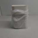 MOUYAT 6 Pack White Plastic Storage Bins, Stackable Plastic Storage Baskets Boxes, Cupboard Organiser Storage Boxes for Shelves Drawers Pantry Closet Bathroom, 9.8 x 6.8 x 5.9 Inch