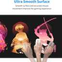 Anime Large Gaming Laptop Mouse Pad Tanjiro Nezuko Zenitsu Inosuke, Big Desk Pads PC Keyboard Waterproof and Non-Slip 31.06 x 11.8inches 3mm Thick Rubber Table Mat Black