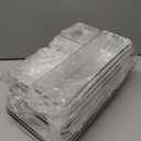 Criusia 16 Pack Large Clear Plastic Drawer Organizer Bins - 5 Size Acrylic Bathroom and Vanity Organizers and Storage Trays for Makeup Office Home, Kitchen Drawer Organizer for Utensils, Gadgets