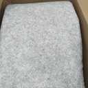 Long Hallway Runner Rug 2.6x16ft Textured Non Slip for Dogs,Gray