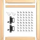 DIY Canvas Stretcher Bars Canvas Frame - Easy to Assemble, Gallery Wrap Oil Frame Kits Canvas Wood Stretcher Bars- for Oil Paintings, Prints, Paint by Numbers & Posters (24X36)