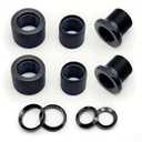 Thread Protector 1/2 * 28 & 5/8 * 24 for .22LR .223 5.56 & .308 LR308, with Crush Washer, All Steel,10 Pack