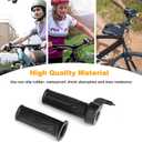 20X Full Twist Throttle for Ebike, WuXing 12V-72V Throttle Grip for Ridstar Q20, with 3 PIN Male Waterproof Connector, E-Scooter Motorcycle Speed Accelerator for 22.2mm Handlebar