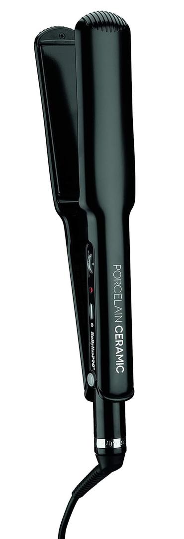BaBylissPRO Porcelain Flat Iron Hair Straightener, Hair Straightener Iron for Professional Salon Results and All Hair Types