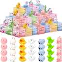 Gocozer 28 Pack Valentines Day Gifts for Kids Classroom, Mochi Squishy Valentines Cards Boxes for Kids, Squishies Valentines Animals Exchange Gifts for School Class Party Favor