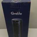 Grelife 13'' Tower Fan for Bedroom, 26dB Quiet Floor Fan with Remote, 3 Mode, 1-8H Timer, 90 Oscillating Fans for Indoors with 27ft/s Velocity, Portable Desk Table Fan for Room, Home, Office,Black